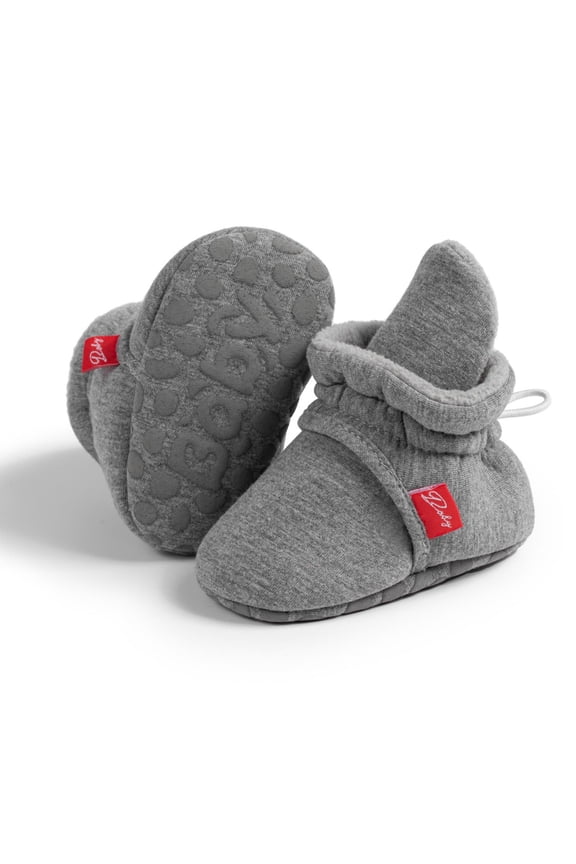 Newborn Infant Baby Boys Girls Cotton Fleece Booties Winter Warm Ankle Boots Soft Non-Slip Sole First Walker Shoes