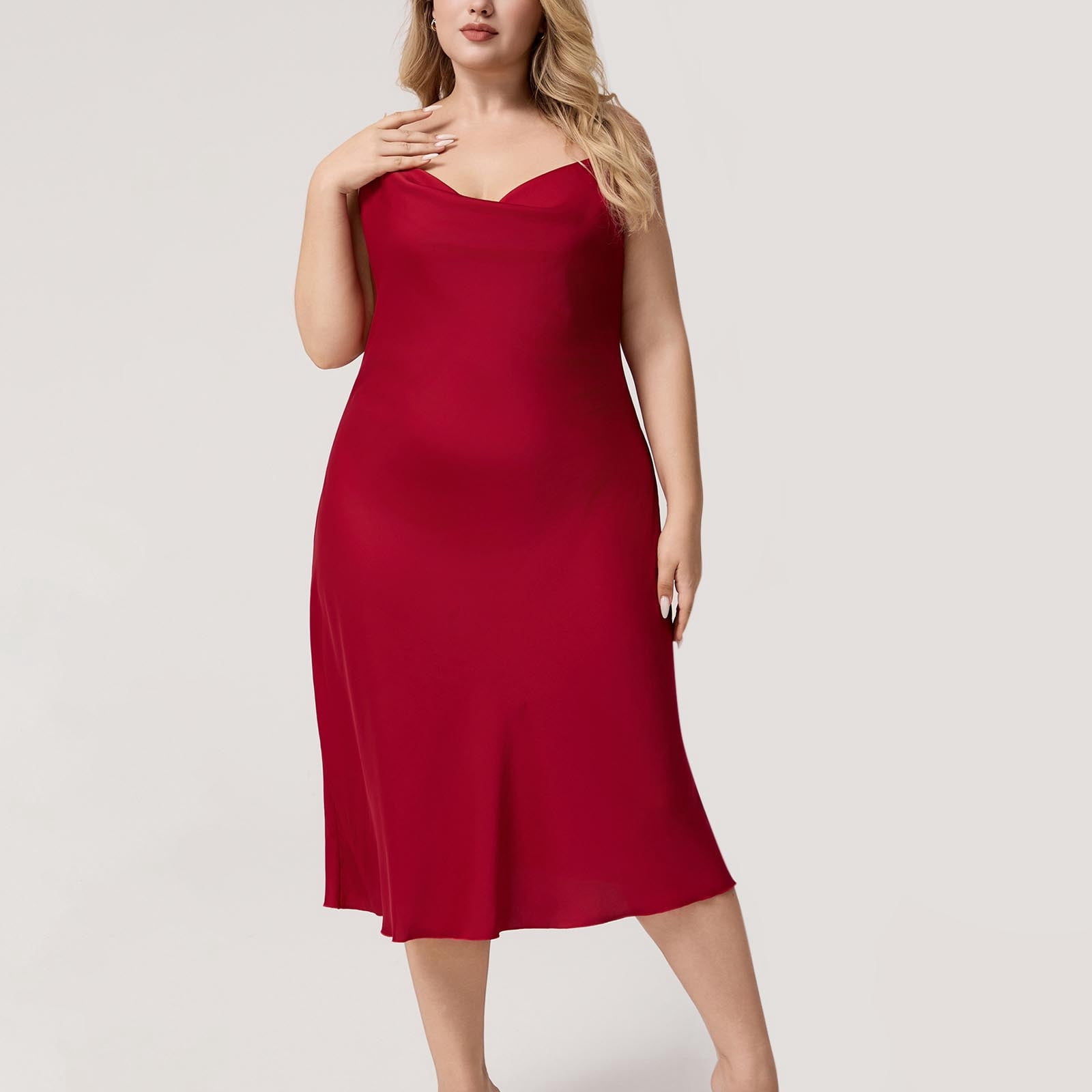 white knit midi dress long sleeve Long Sleeve Turtle Neck Knit Midi Dress