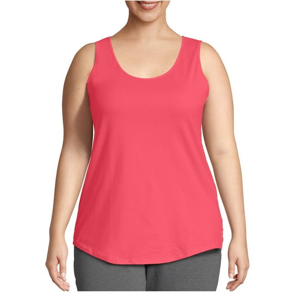 UQJfacai Plus Size Tank Tops for Women Summer Sleeveless Crew Neck T-Shirts Tops Casual Solid Basic Tees Tunic Shirts L-5XL