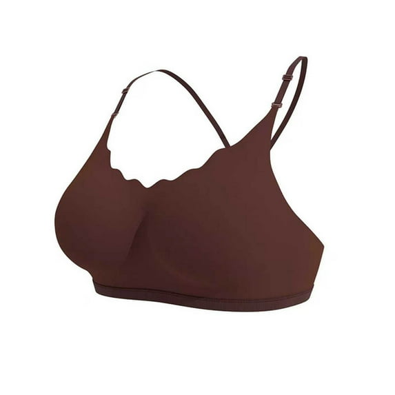 UQJfacai Sports Bras for Women Breathable Soft Yoga Workout Bra Comfortable Plus Size Lift Supportive Wireless Seamless Bra