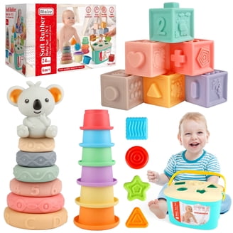 Carsky, Montessori Baby Toy Set, 5-in-1, Multicolor - Walmart.com
