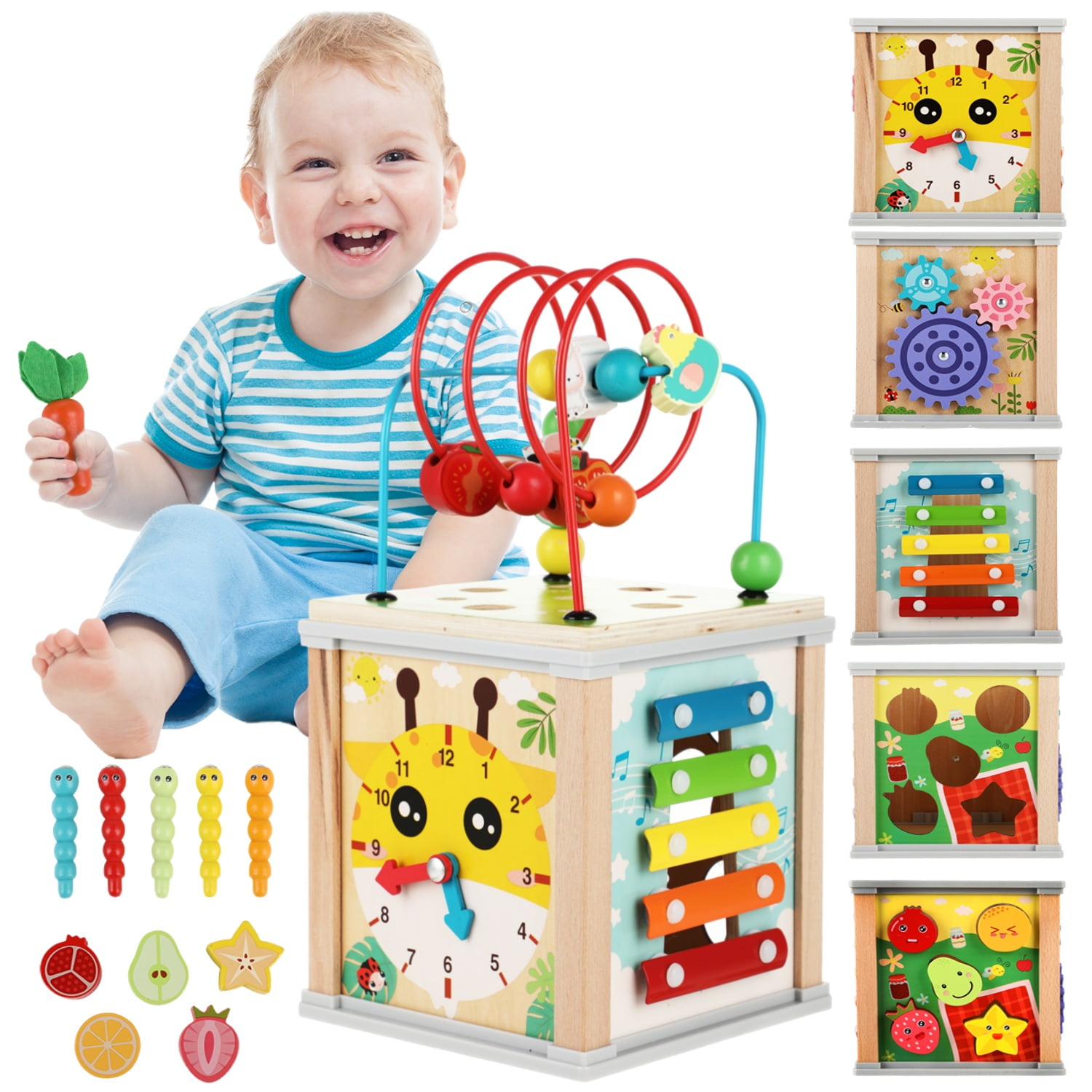 Toddler Battat Activity Cube Activity Cube For 1+ Year Old Battat
