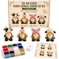 thumbnail image 1 of UQVIY 3D Beaded Animal DIY Kit - Cute Handmade Seed Bead Animal Craft Set Stress Relief Creative DIY Decoration Gifts for DIY Desk Decor & Creative Gift, 1 of 5