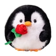 thumbnail image 1 of UQVIY Rose Penguin Stuffed Animal Plush Cute Rose Penguin Toy Gifts for Valentine's Day, Birthdays, and Anniversaries, 7.8 in, 1 of 16