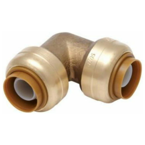 SharkBite Max UR5256A 90-Degree Pipe Elbow with Drain / Vent, 3/4 x 1/8 In. - Quantity 6