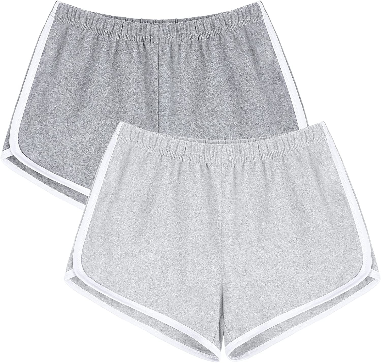 Young Girls Quick Dry 2 in 1 Athletic Shorts with Inner Shorts +