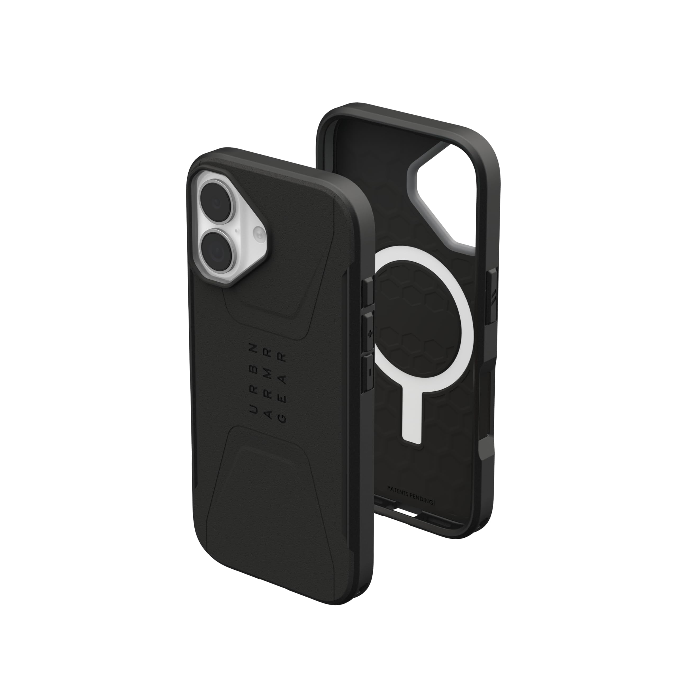UAG iPhone 17 Case Civilian - Compatible with MagSafe Military Grade Protective Cover, Black