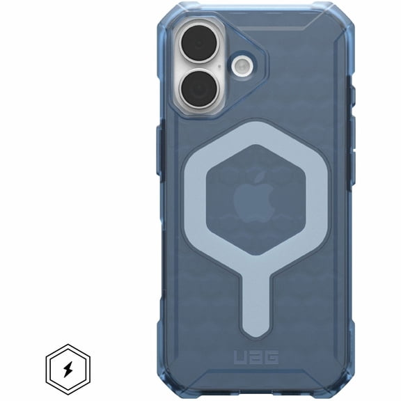 UAG iPhone 17 Case Essential Armor - Compatible with MagSafe Translucent Military Grade Protective Cover, Cloud Blue