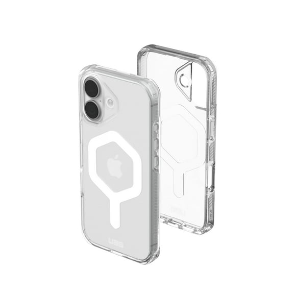 UAG iPhone 17 Case Plyo - Compatible with MagSafe Transparent Military Grade Protective Cover, Ice/White