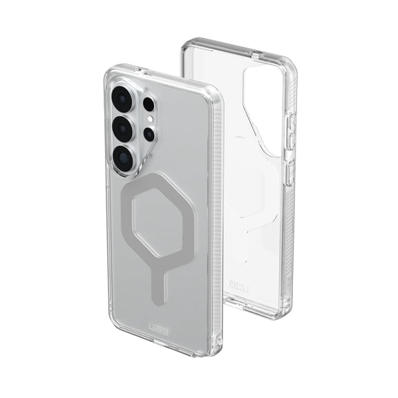 UAG Samsung Galaxy S26 Ultra Case 6.9" Plyo - Magnetic Charging Compatible Anti-Yellowing Transparent Rugged Military Drop Tested Protective Cover, Ice/Silver
