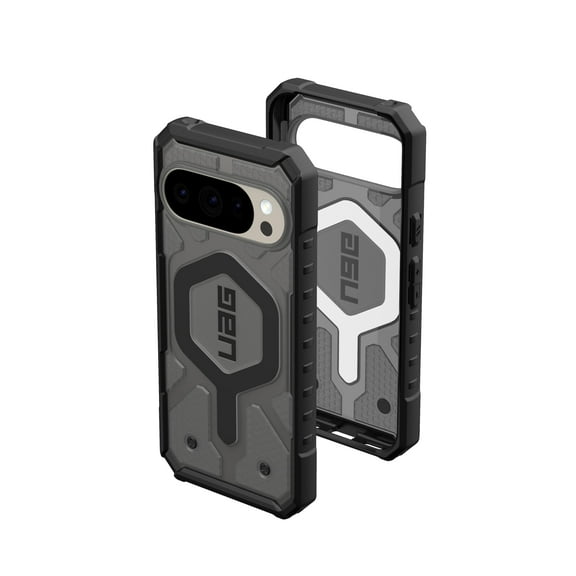 UAG Made for Google Pixel 10 Case & Pixel 10 Pro Case Pathfinder Clear - Magnetic Charging Transparent Rugged Protective Cover, Ash/Black