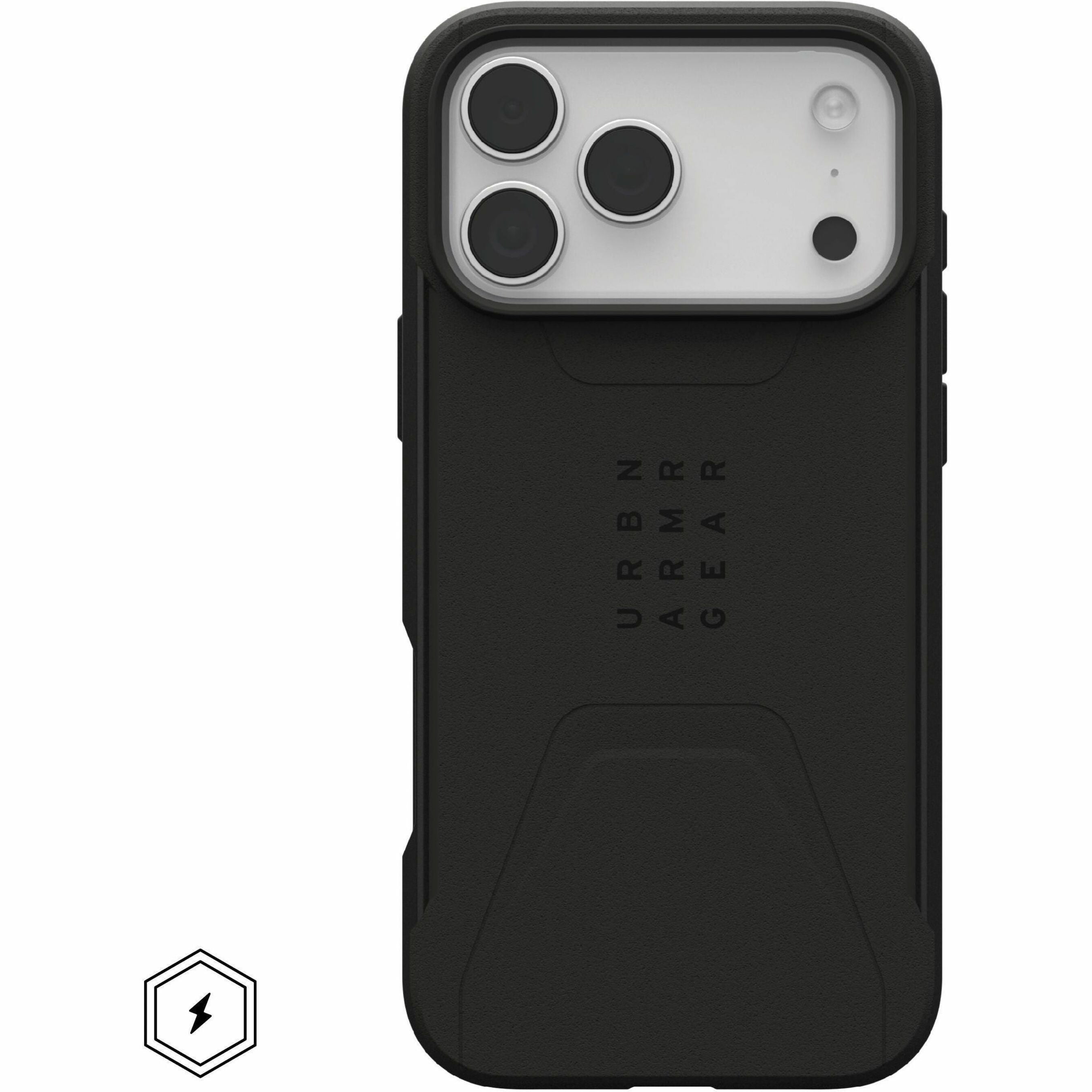 UAG iPhone 17 Pro Max Case Civilian - Compatible with MagSafe Military Grade Protective Cover, Black