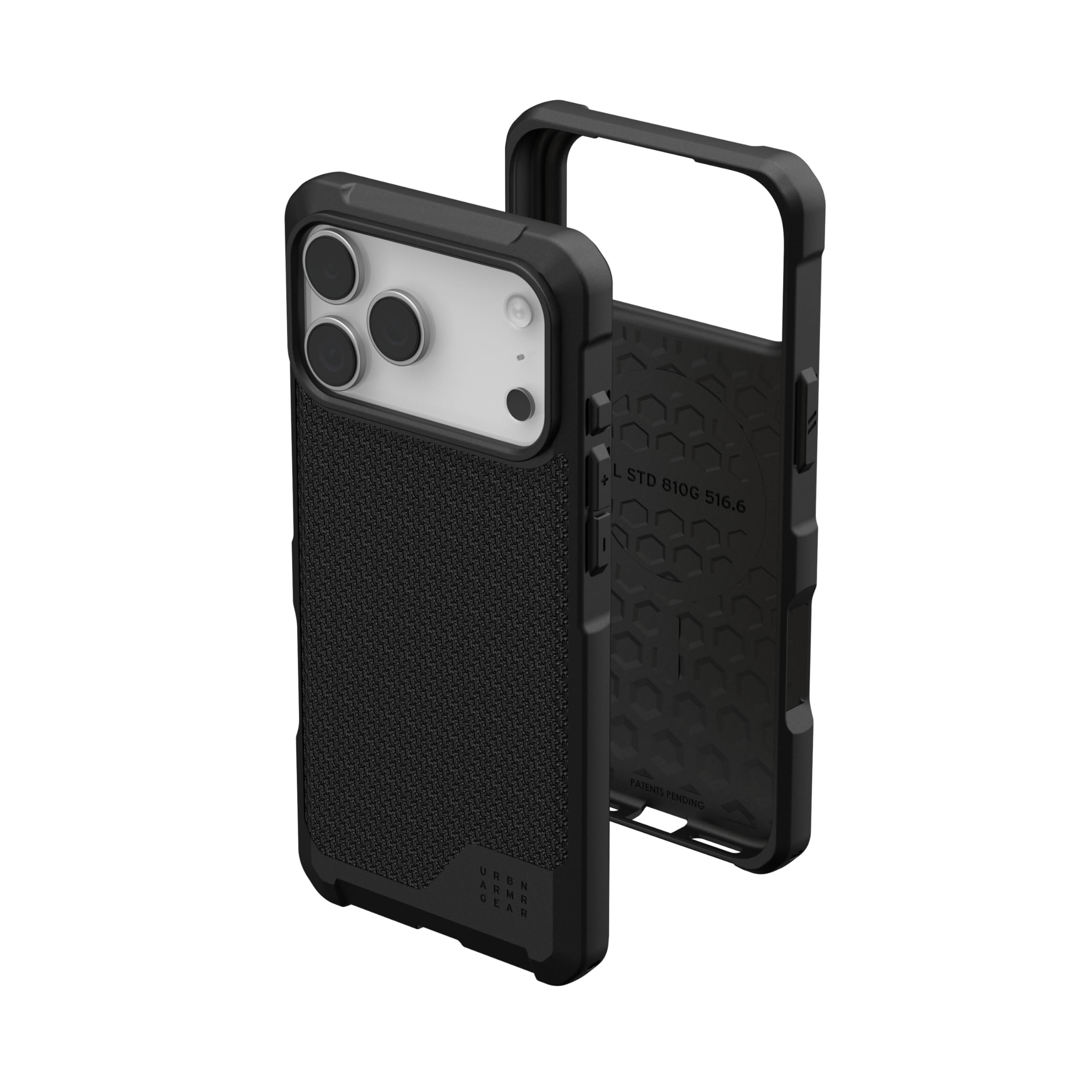 Funda UAG para iPhone 17 Pro Max Metropolis LT - Compatible con MagSafe, protección de grado militar, Negro Kevlar