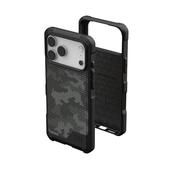UAG iPhone 17 Pro Max Case Metropolis LT - Compatible with MagSafe Military Grade Protective Cover, Micro Hex Camo Graphite