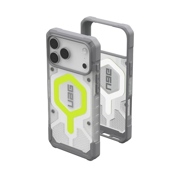 UAG iPhone 17 Pro Max Case Pathfinder Clear - Compatible with MagSafe Military Grade Protective Cover, Active Neon