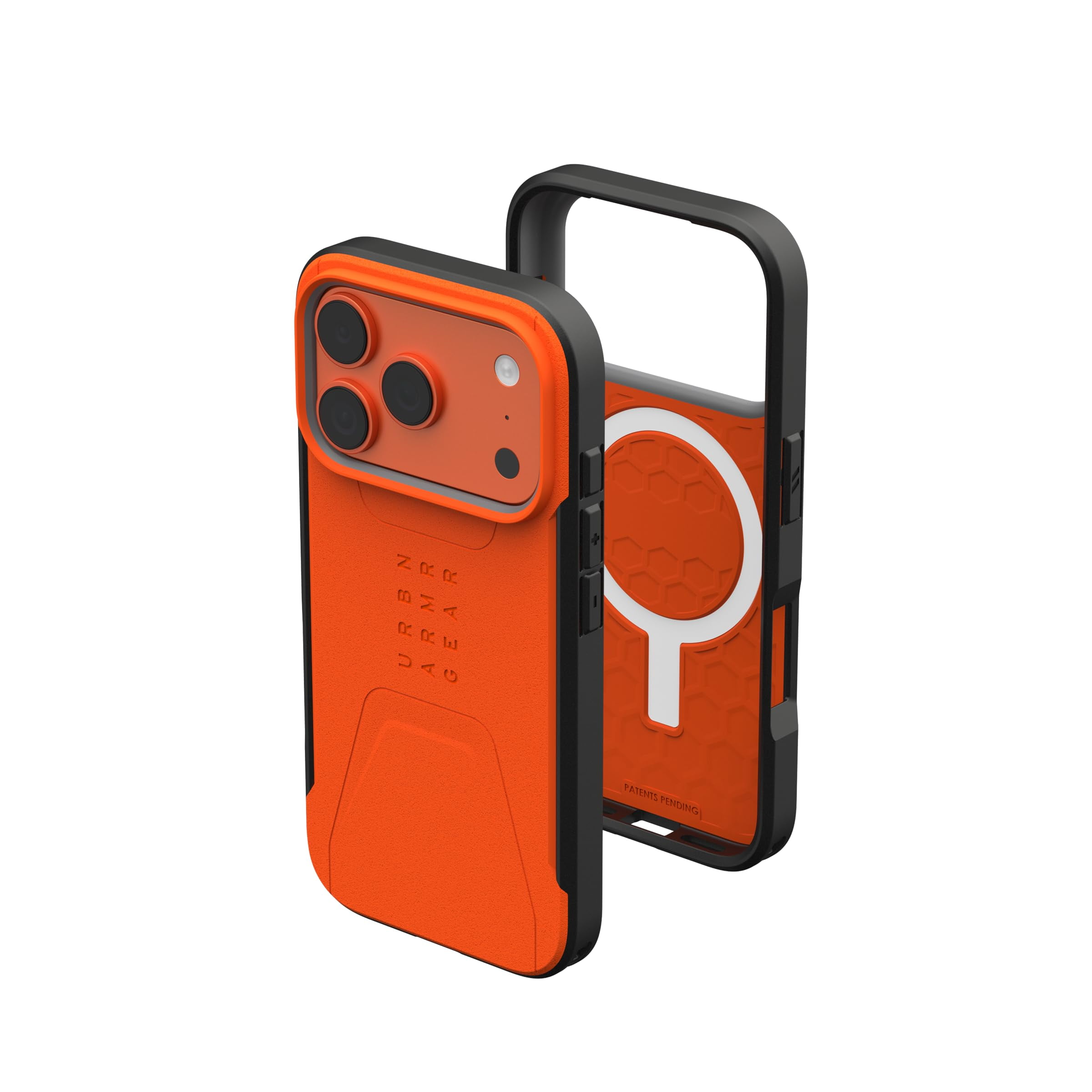 UAG iPhone 17 Pro Case Civilian - Compatible with MagSafe Military Grade Protective Cover, Orange