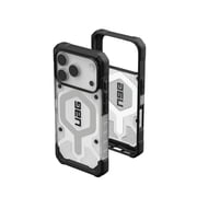 UAG iPhone 17 Pro Case Pathfinder Clear - Compatible with MagSafe Military Grade Protective Cover, Ice/Silver