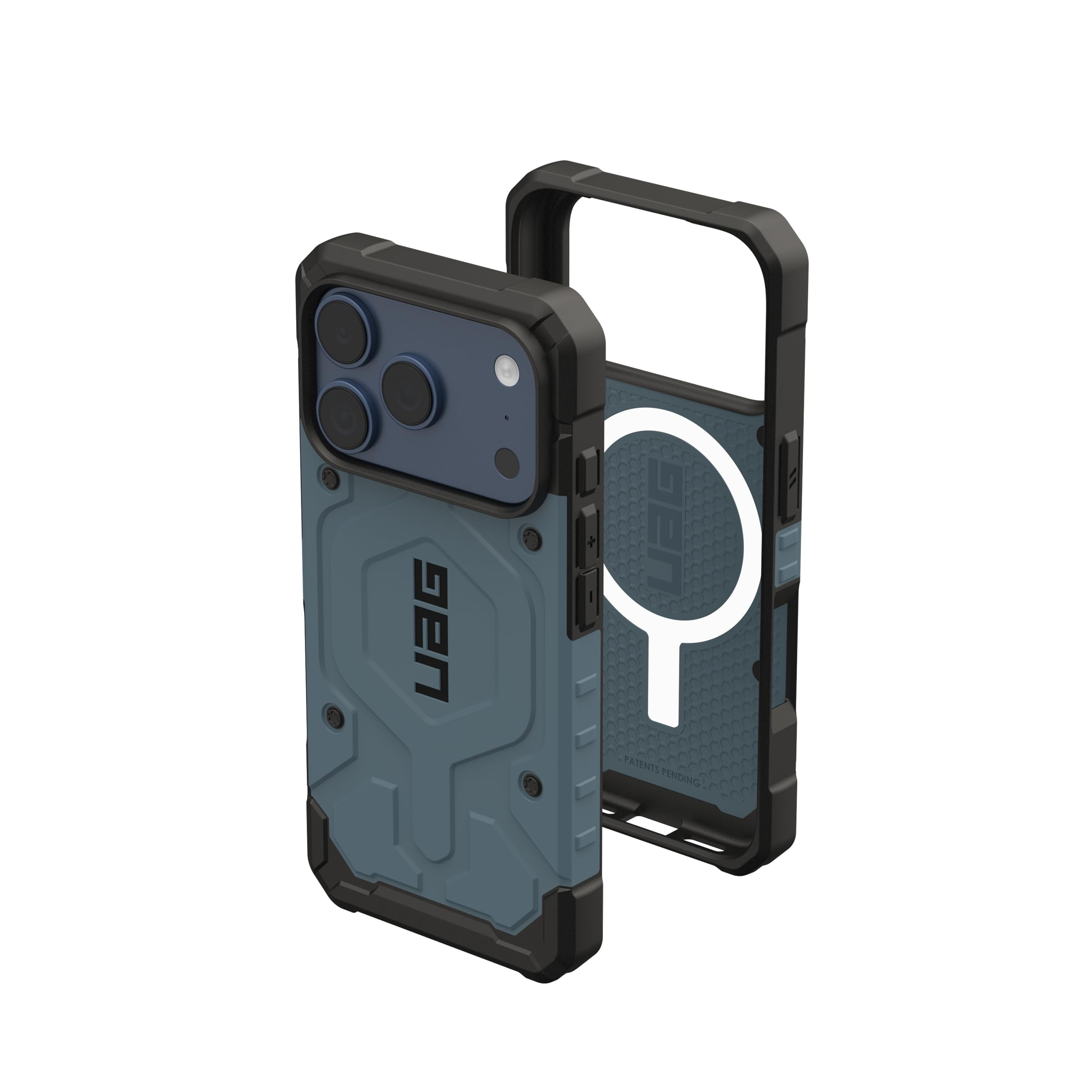 UAG iPhone 17 Pro Case Pathfinder - Compatible with MagSafe Military Grade Protective Cover, Cloud Blue