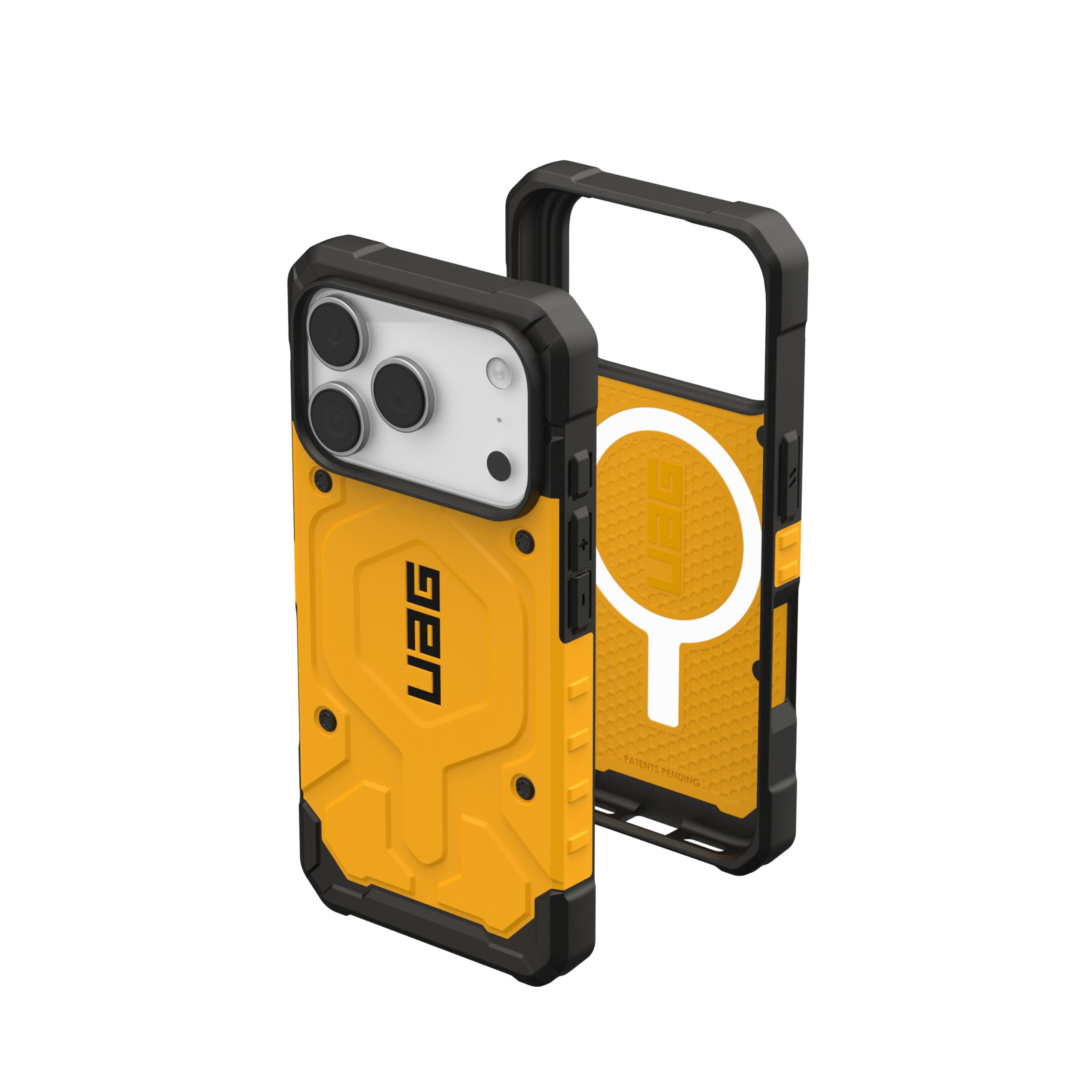 UAG iPhone 17 Pro Case Pathfinder - Compatible with MagSafe Military Grade Protective Cover, Heritage Yellow
