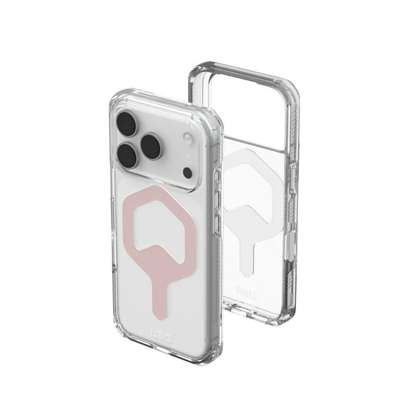 UAG iPhone 17 Pro Case Plyo - Compatible with MagSafe Transparent Military Grade Protective Cover, Ice/Rose Gold