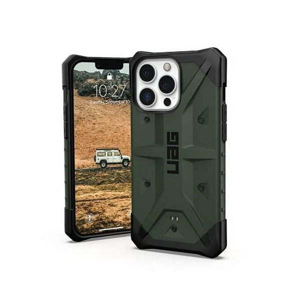 URBAN ARMOR GEAR UAG Designed for iPhone 13 Pro Case [6.1-inch Screen] Rugged Lightweight Slim Shockproof Pathfinder Protective Cover, Olive