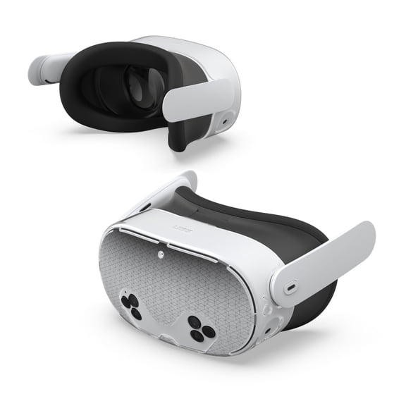 UAG Meta Quest 3S Case - Snap On Transparent MIL-STD Protective Hard Front Shell VR Headset Cover, Scout Clear