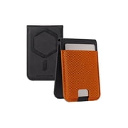 UAG Slim Wallet Kevlar Burnt Orange 6 Cards Holder with Kickstand RFID Blocking, Metropolis Magnetic Wallet Compatible with MagSafe for iPhone, Galaxy