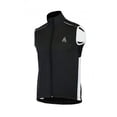 thumbnail image 1 of URBAN CYCLING WINDBREAKER VEST / GILET - Black  White, 1 of 5