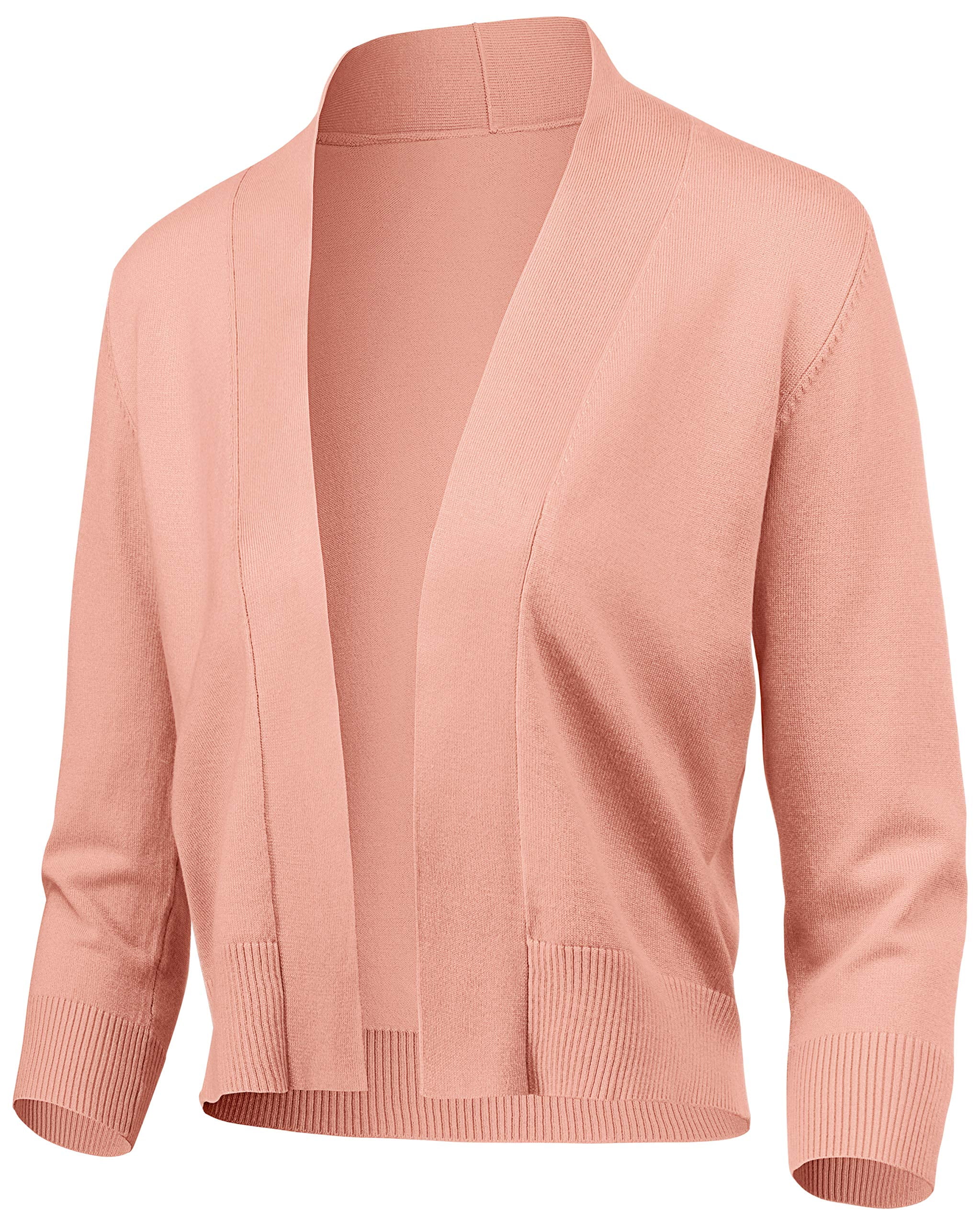 Classic Bolero Cardigan, 3/4 Sleeve main image 0