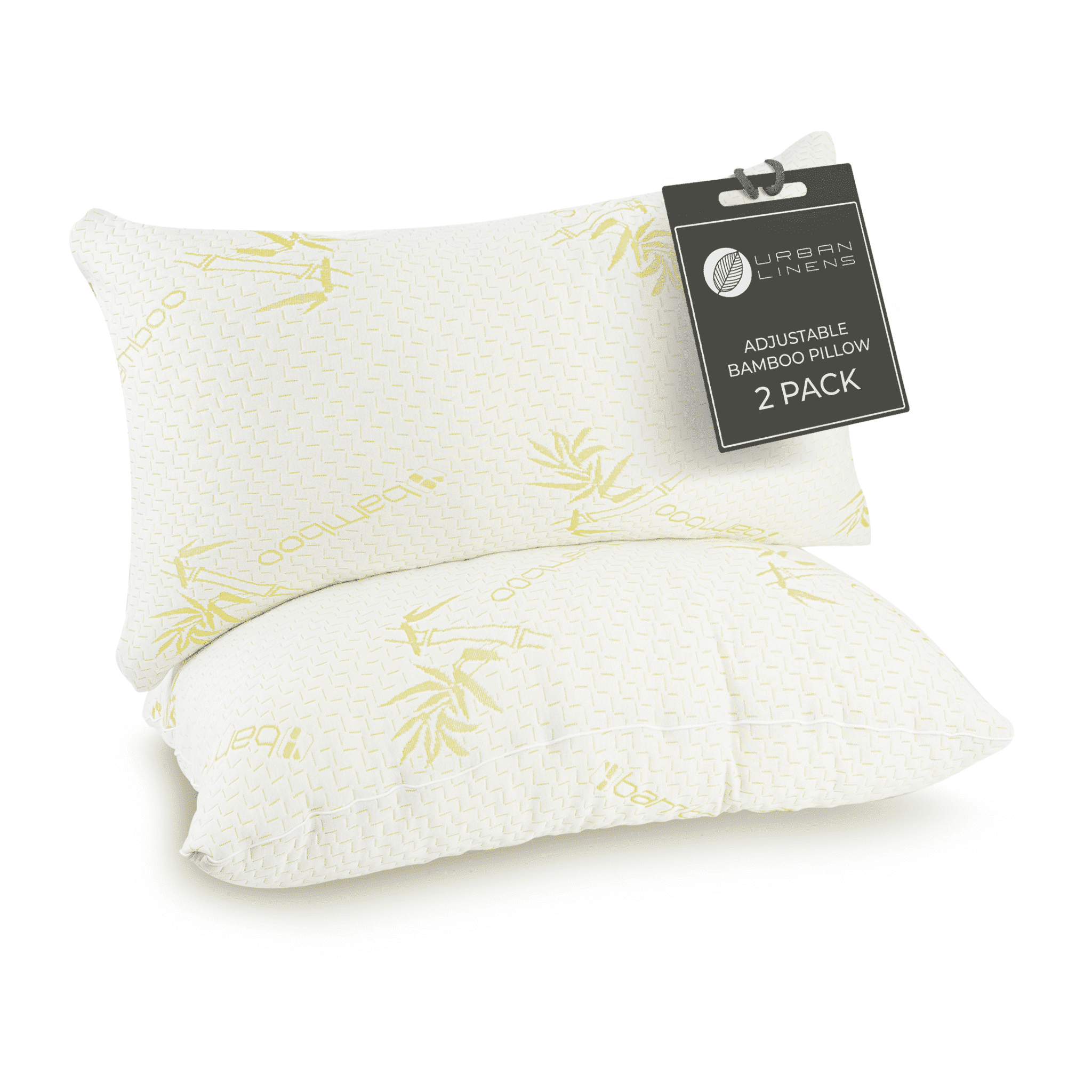 Cosy House Luxury Bamboo Memory Foam Pillow - Adjustable
