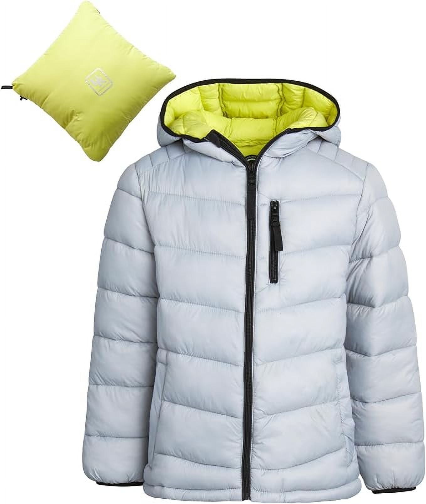 URBAN REPUBLIC Boys’ Foldable Hooded Jacket – Insulated Weather ...
