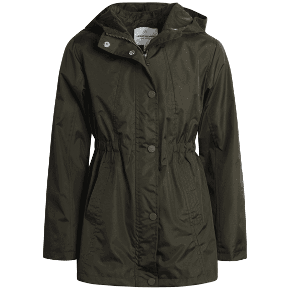 URBAN REPUBLIC Girls Rain Jacket - Raincoat for Girls Slicker Shell Windbreaker Kids Raincoat (7-16)