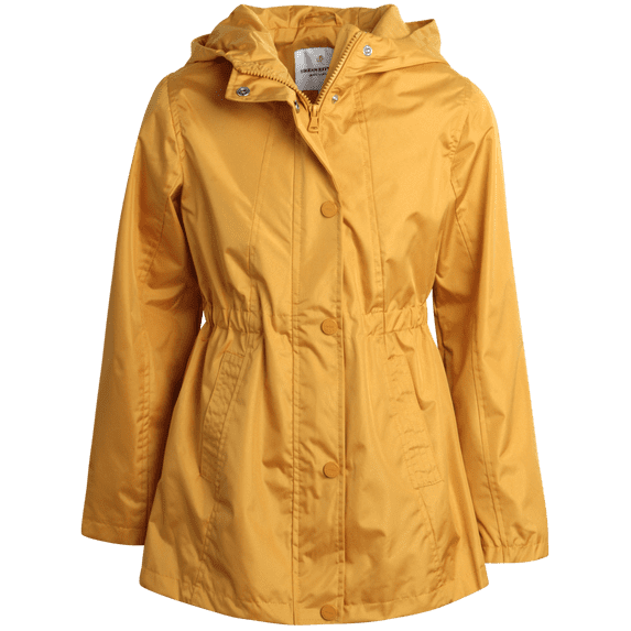 URBAN REPUBLIC Girls' Raincoat - Lightweight Waterproof Anorak Trench Coat - Rain Jacket (7-16)