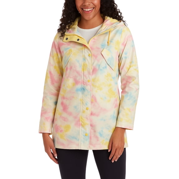 URBAN REPUBLIC Womens Rain Jacket Lightweight Insulated Water Resistant Windbreaker for Women