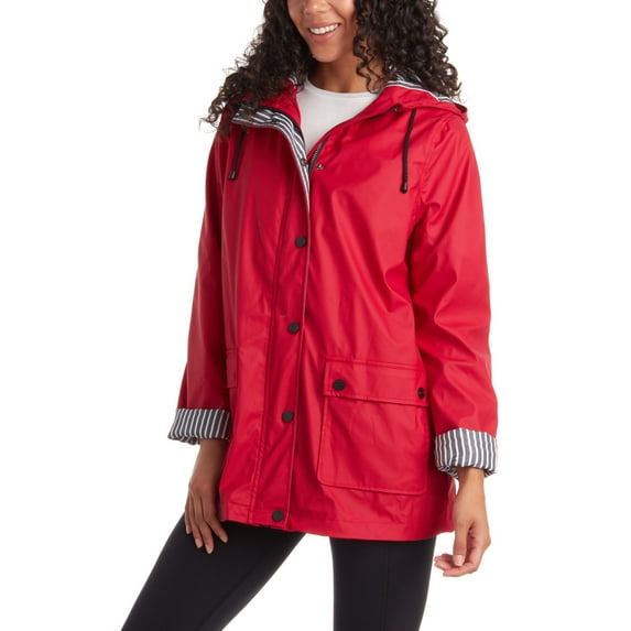URBAN REPUBLIC Womens Rain Jacket - Lightweight Waterproof Windbreaker Raincoat for Women (S-3XL)