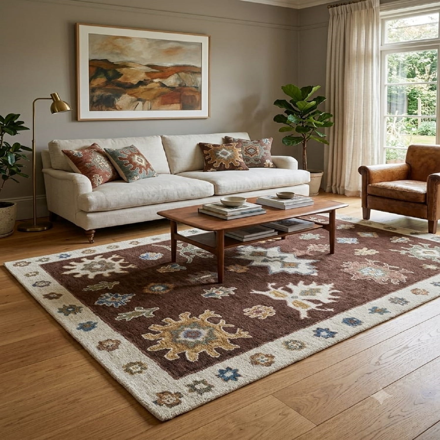 Loloi II Layla Traditional 9'x12' Area Rug, Distressed Olive