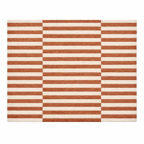 URBANCRAFT Wool Hand-Tufted Area Rug, Modern 3D Carved Geometric ...