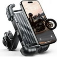 thumbnail image 1 of URBANITE Bike Phone Holder [Metal Arm] Motorcycle Phone Mount, Bicycle Handlebar Phone Mount, Electric Scooter/ATV/UTV Phone Holder for iPhone 15 Pro Max/14/13 and 5.7-7.8" Cellphone(Frosted Panels), 1 of 9