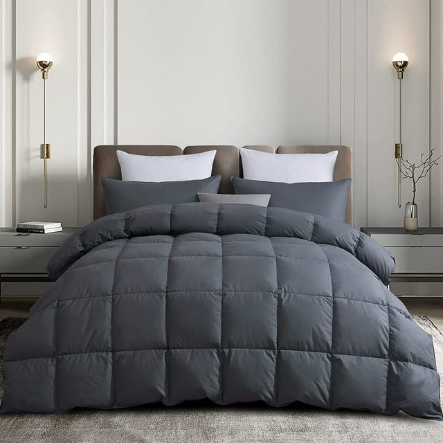 URBANLIFE Down Comforter King Size Goose Down and Feather Bed