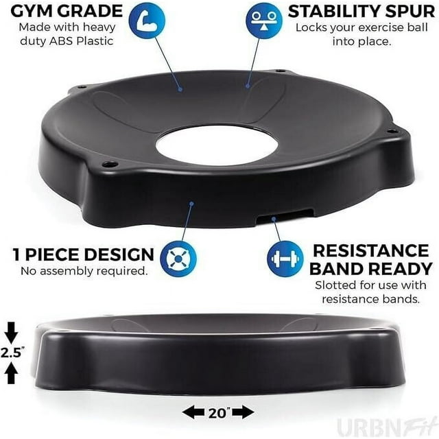 URBNFit Exercise Ball Chair Stand Base for Yoga balance balls