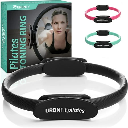 URBNFit Pilates Ring - 12" Magic Circle w/Dual Grip, Foam Pads for Inner Thigh Workout