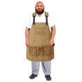 thumbnail image 1 of URBY Plus Size Apron 16oz Waxed Canvas Extra Wide for Wood Working, Workshop, 1 of 5