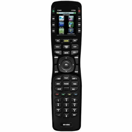 Universal Remote Control - MX-890 IR/RF Open Architecture Remote w/Charging Base - Black