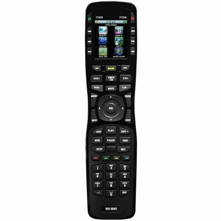 Universal Remote Control - MX-890 IR/RF Open Architecture Remote w/Charging Base - Black
