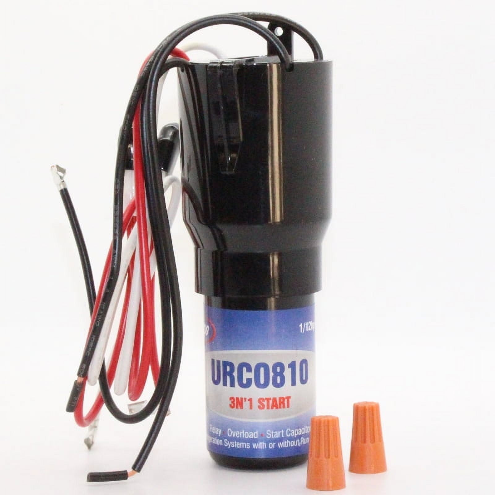 Starting Kit Relay URCO810, Hard Start Kit, Relay, Start Capacitor, Overload replaces ...