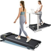 UREVO Treadmill with Auto Incline Walking Pad 9% Incline Treadmill with APP & Remote Control for Home Office 265lbs
