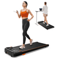 UREVO Walking Pad Treadmill, 2.25HP Under Desks Treadmill with Remote