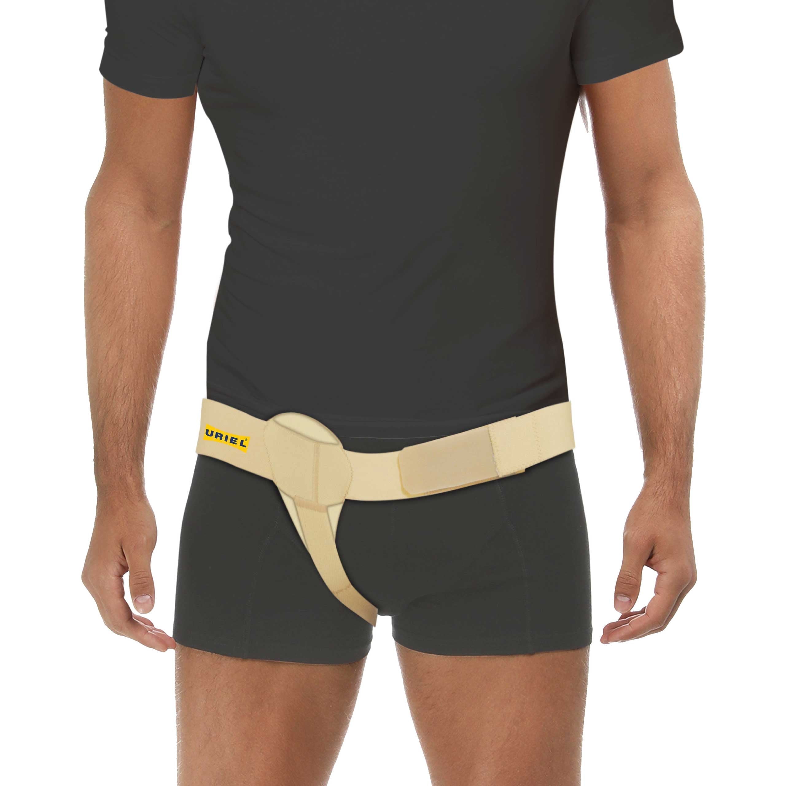 Right Side Inguinal Hernia Support Truss Belt with Compression Pad (XXL)