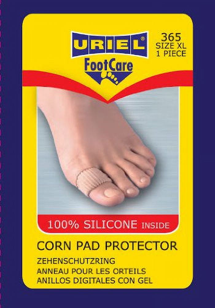 URIEL Silicone Lined Corn Pad Toe Protector - XL - Walmart.com