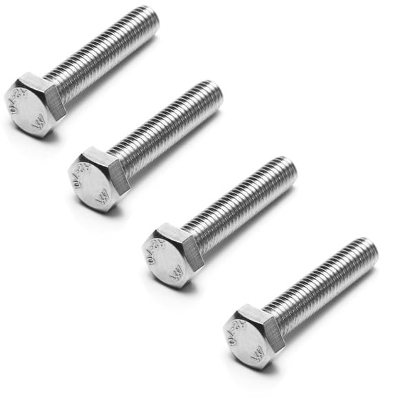URIJDAS-20Pcs 1/4-20 x 2 Hex Bolts, 1/4"-20 Hex Cap Screws, 304 Stainless Steel, 2 Inches Fully Threaded, 1/4 UNC Machine Screw, Hexagon Bolts, External Hex Drive, Heavy Duty Replacement Fasteners